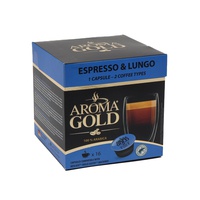 CAPSULE BOX - AROMA GOLD - ESPRESSO & LUNGO