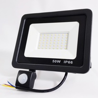 LED FLOOD LIGHT PIR SENSOR 50W