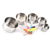 MEASURING SPOONS AND CUPS SET - MULTICOLOURED