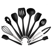 KITCHEN UTENSILS SET - BLACK