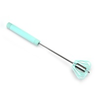 SEMI-AUTOMATIC EGG WHISK  -TURQUOISE