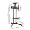 TV BRACKET STAND WITH SHELF- 32-65 inch