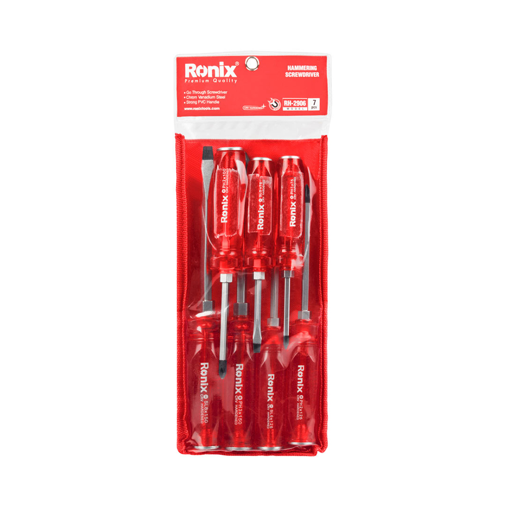 SCREWDRIVER HAMMERING  SET - RONIX