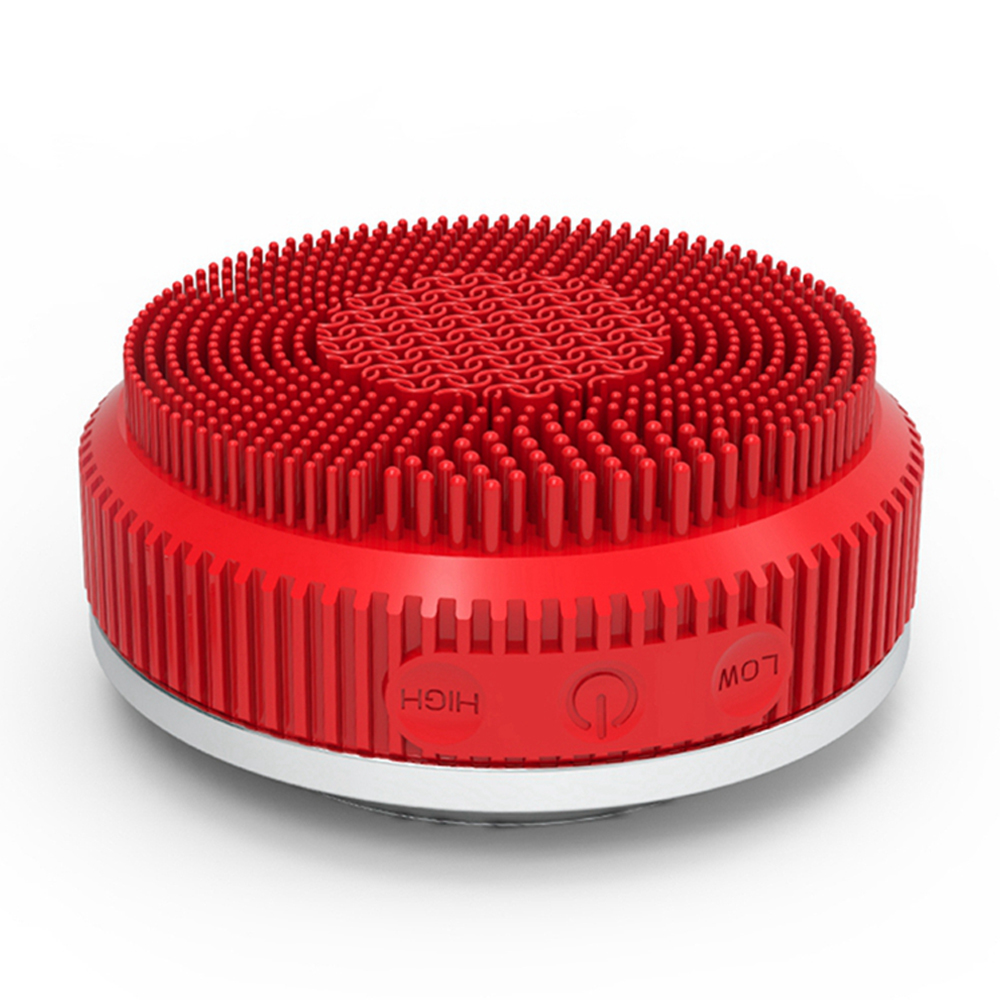 MULTIFUNCTIONAL FACIAL CLEANING BRUSH - RED