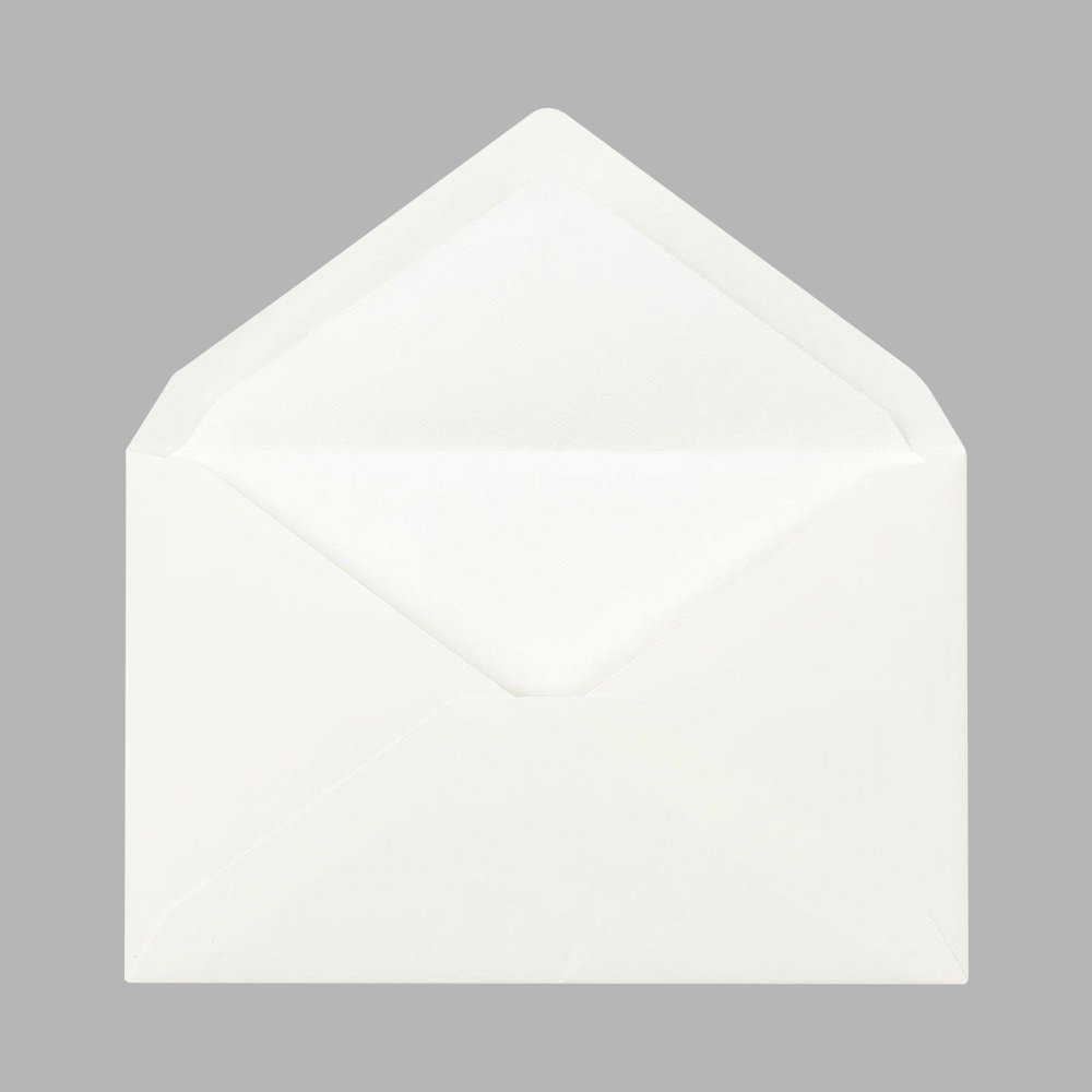 ENVELOPE WHITE 6" X 3.5" PLAIN TYPE - WIN PAQ