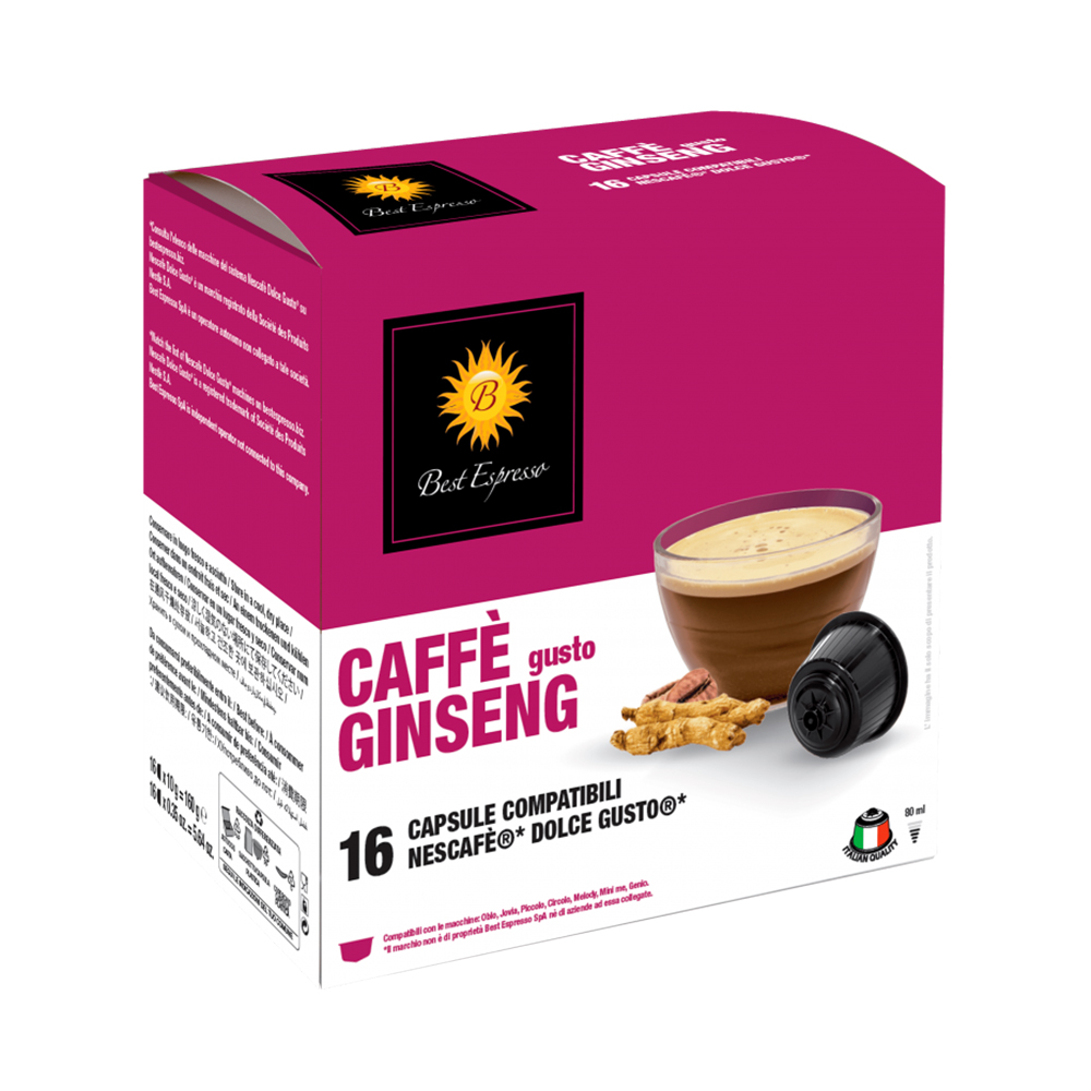 CAPSULE BOX - BEST ESPRESSO - COFFEE WITH GINSENG TASTE