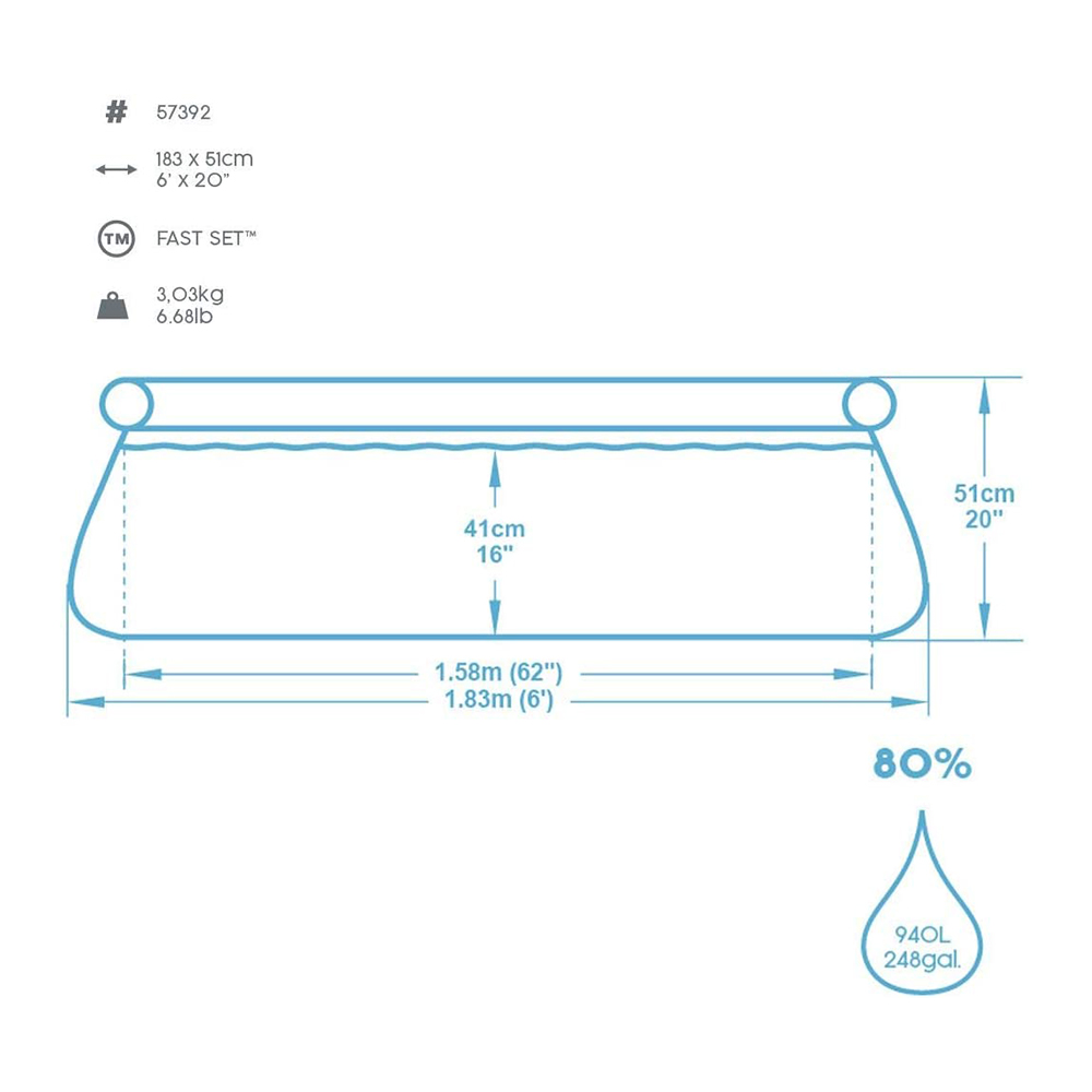 FAST SET POOL - BESTWAY