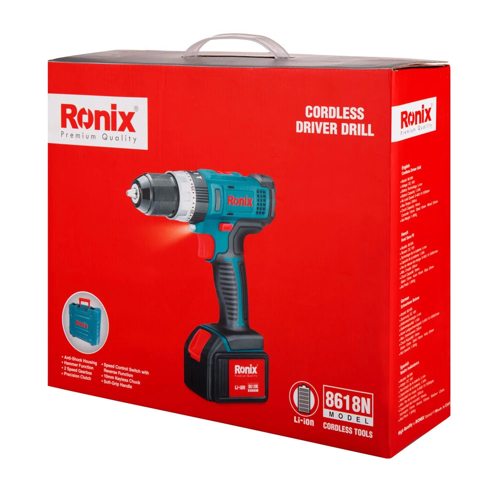 CORDLESS IMPACT DRIVER - RONIX