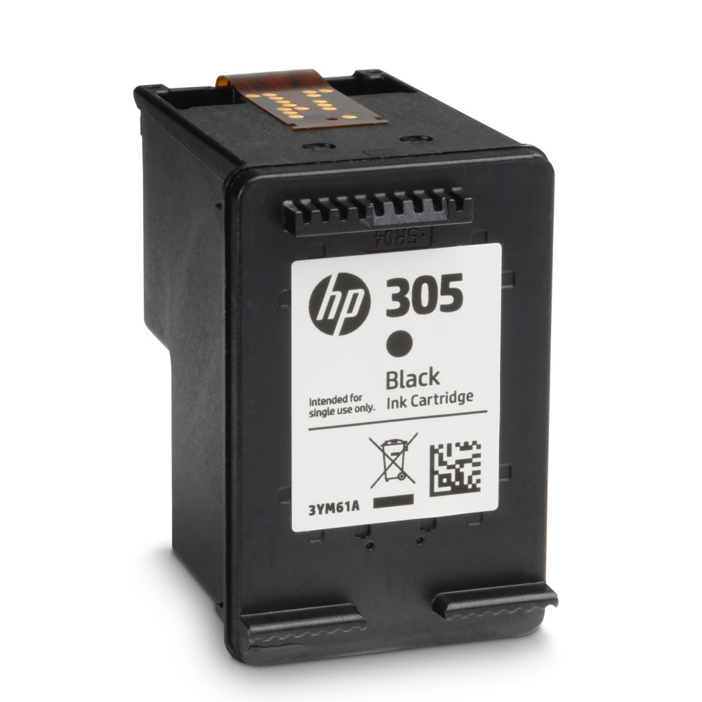 INK CARTRIDGE - 305 BLACK ORIGINAL - HP