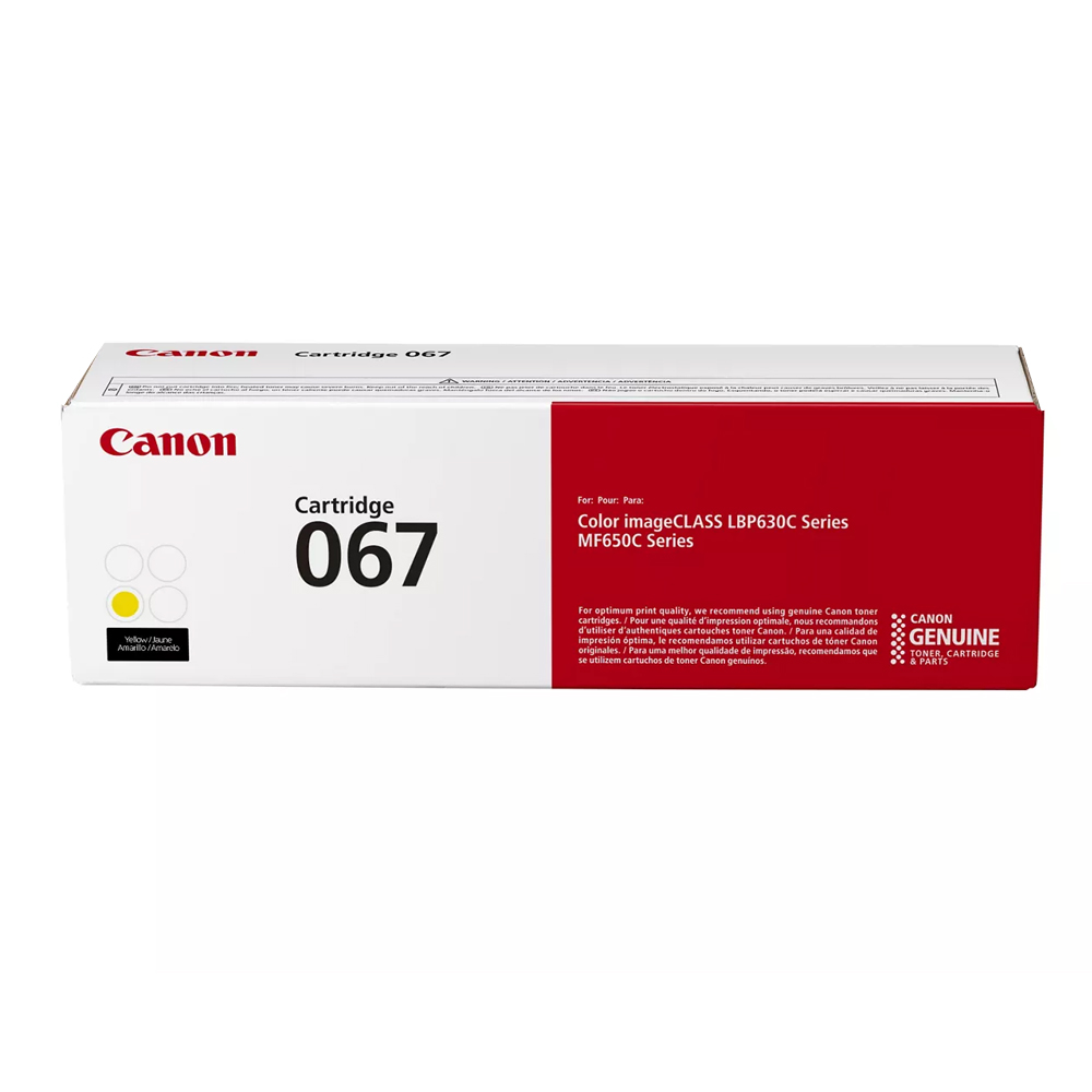 CARTRIDGE TONER - 067 YELLOW - CANON