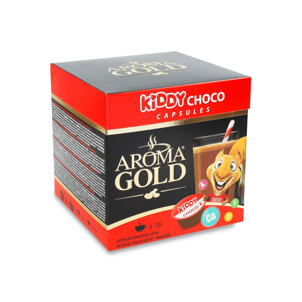 CAPSULE BOX - AROMA GOLD - KIDDY CHOCO