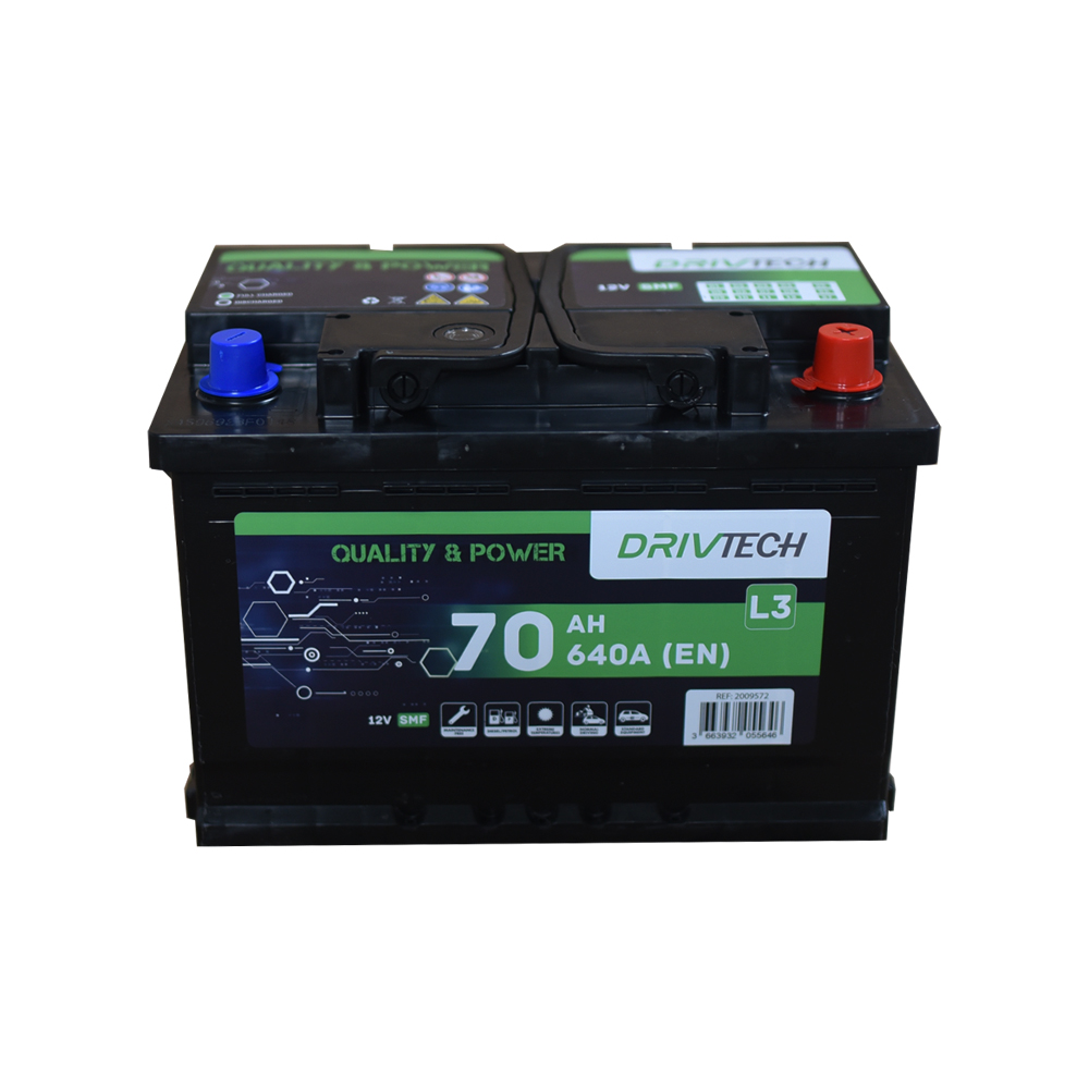 CAR BATTERY - 70AH - DRIVTECH